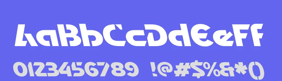 Robotic Cyborg by Display Studio — Display Font — thumbnail 3