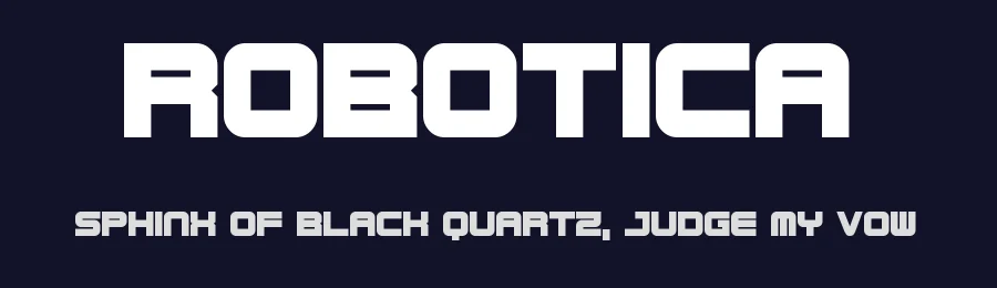 Robotica by Hawtpixel — Display Font — thumbnail 2