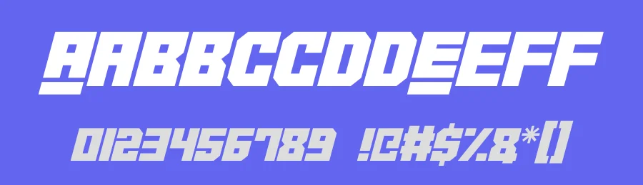 Robotronica by Hawtpixel — Display Font — thumbnail 3