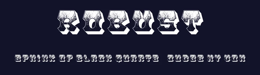 Robust by Vladimir Nikolic — Decorative Font — thumbnail 2