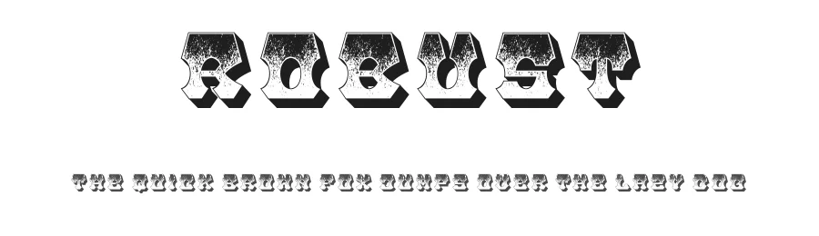 Robust by Vladimir Nikolic — Decorative Font
