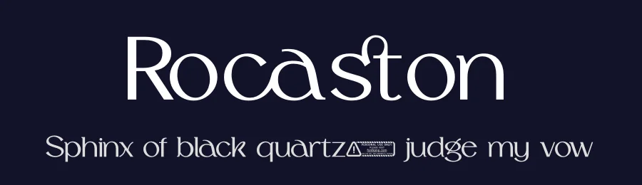 Rocaston by Kong Font — Sans Serif Font — thumbnail 2