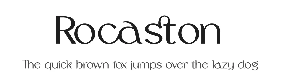 Rocaston by Kong Font — Sans Serif Font