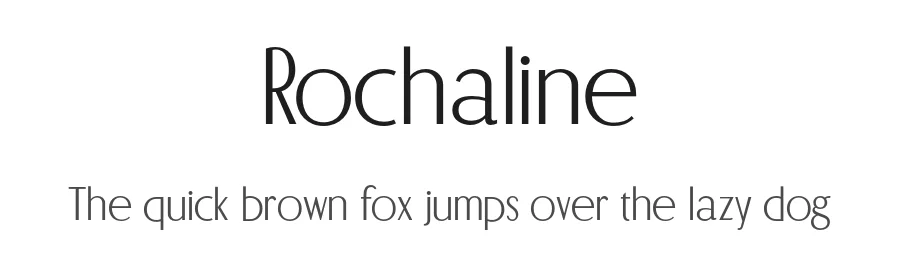 Rochaline by Lemon Studio Type — Sans Serif Font