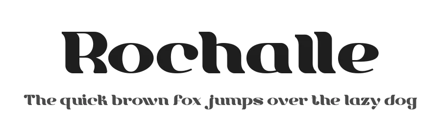 Rochalle by liart type — Decorative Font