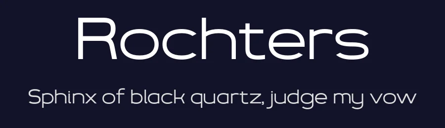 Rochters by Glyphminds Studios — Sans Serif Font — thumbnail 2