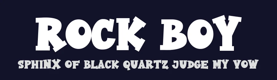 Rock Boy by DM Letter Studio - Dimas Prasetyo — Decorative Font — thumbnail 2