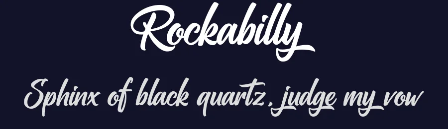 Rockabilly by Cat.B — Script Handwritten Font — thumbnail 2
