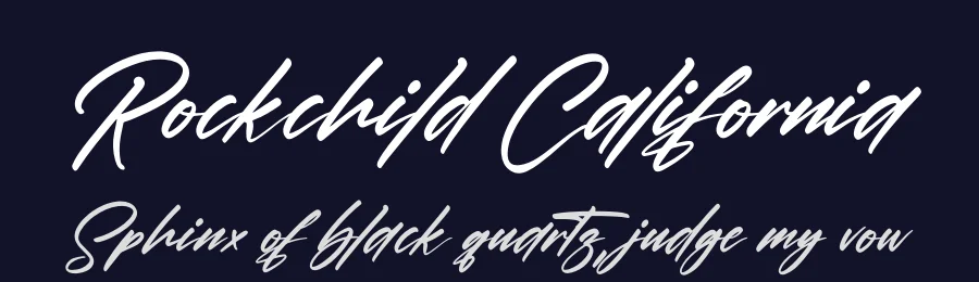 Rockchild California by Perspectype Studio - Letterena.com — Script Handwritten Font — thumbnail 2