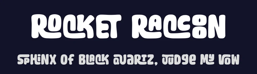 Rocket Raccoon by Alpaprana Studio — Decorative Font — thumbnail 2