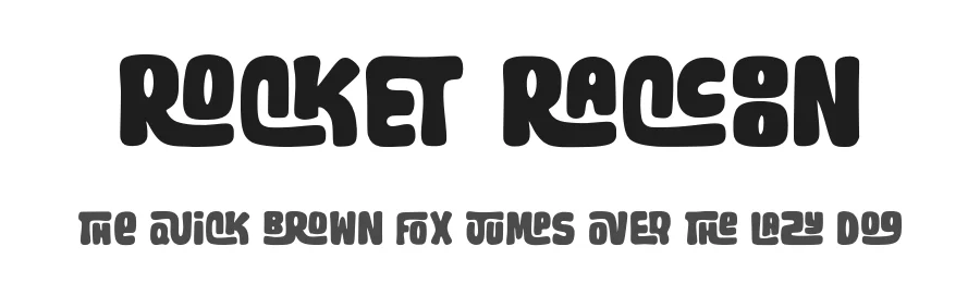 Rocket Raccoon by Alpaprana Studio — Decorative Font