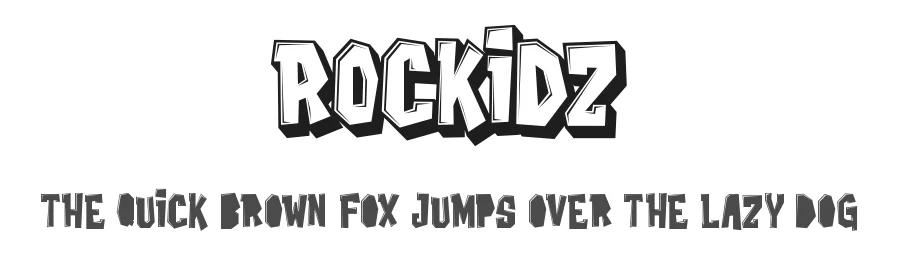 Rockidz by Figuree Studio β Decorative Font