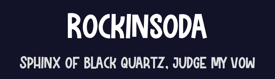Rockinsoda by Holisfonts.com — Decorative Font — thumbnail 2