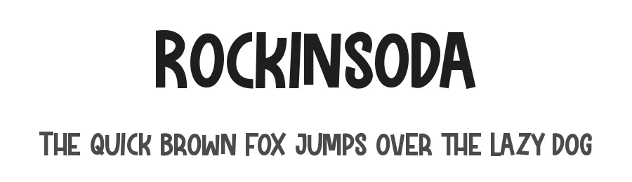 Rockinsoda by Holisfonts.com β Decorative Font