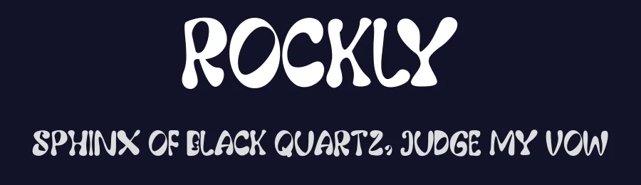 Rockly by share font — Decorative Font — thumbnail 2