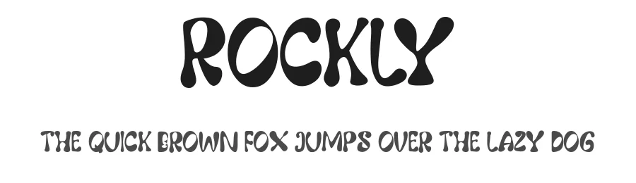 Rockly by share font — Decorative Font