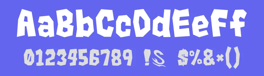 Rocks G by Goma Shin — Decorative Font — thumbnail 3