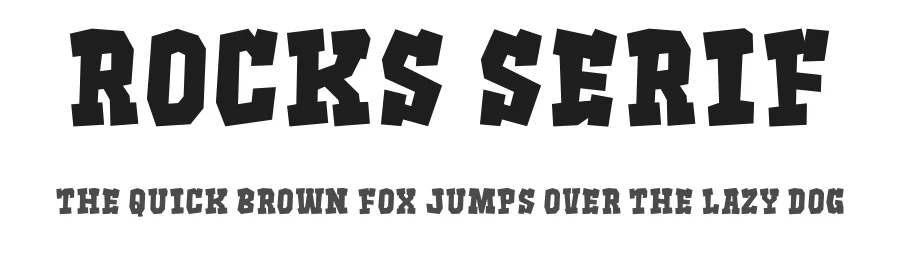 Rocks Serif