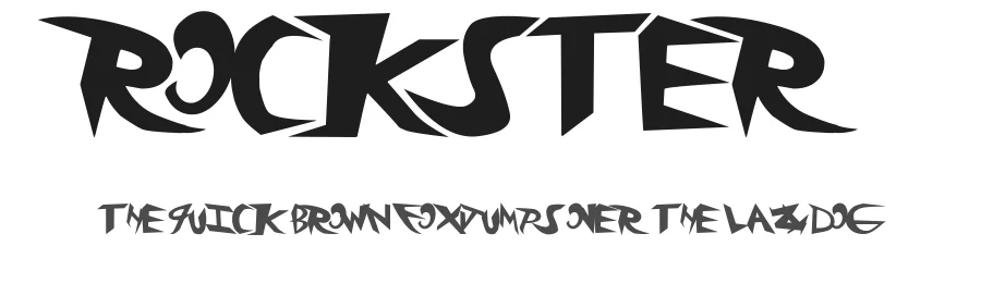 Rockster by Xerographer Fonts — Decorative Font