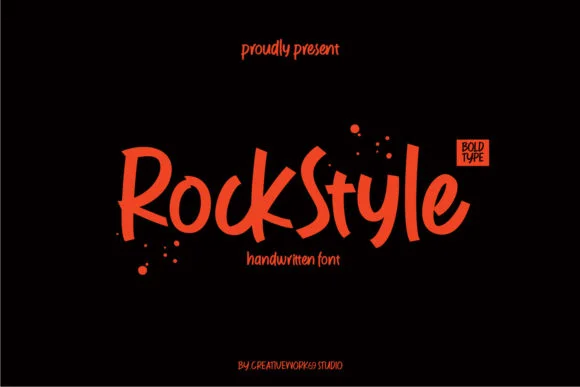 RockStyle Font by creativework69 — Script Handwritten Font