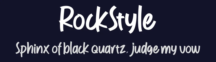 RockStyle by Creativework69 Studio — Decorative Font — thumbnail 2