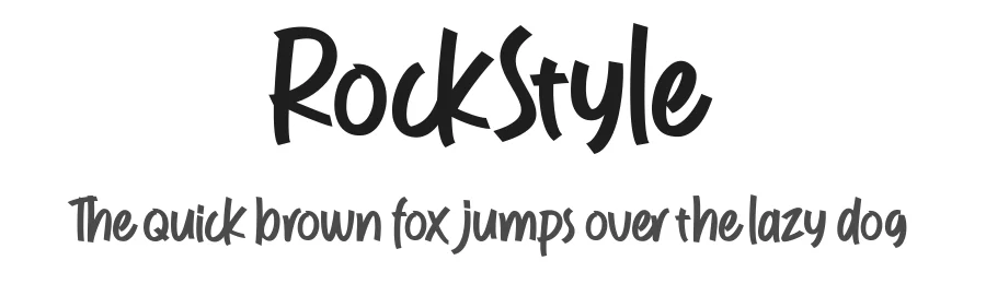 RockStyle by Creativework69 Studio — Decorative Font