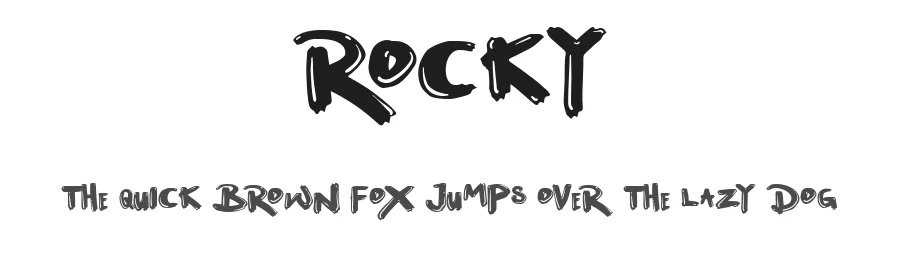 Rocky by Nine Club Studio — Decorative Font