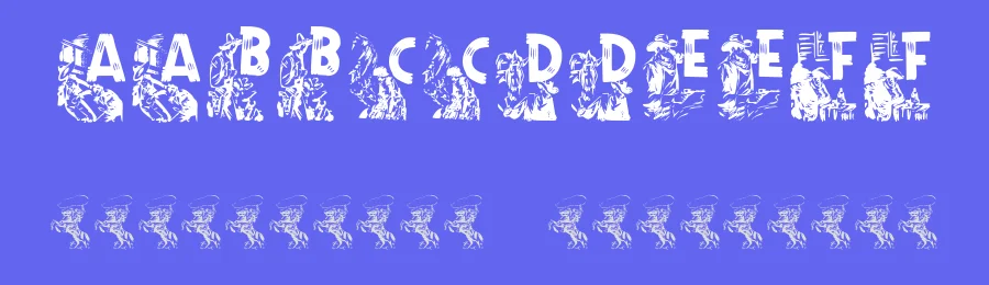 Rodeo Cies Caps II by Jorge Morón — Decorative Font — thumbnail 3