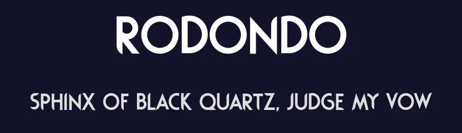 Rodondo by Olly Wood — Sans Serif Font — thumbnail 2