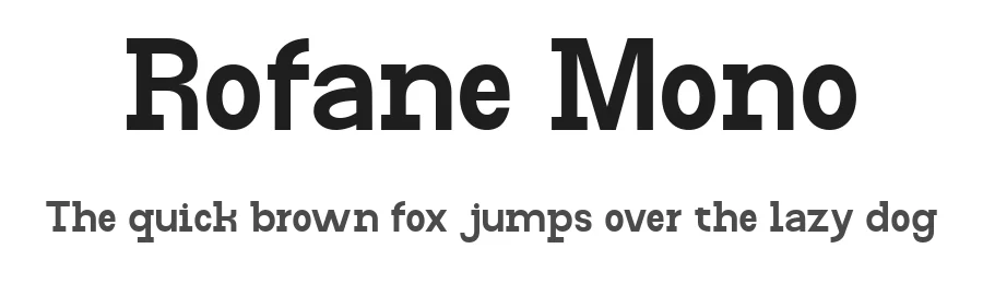 Rofane Mono