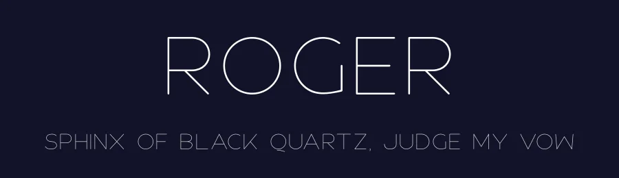 Roger by Graphicfresh — Sans Serif Font — thumbnail 2