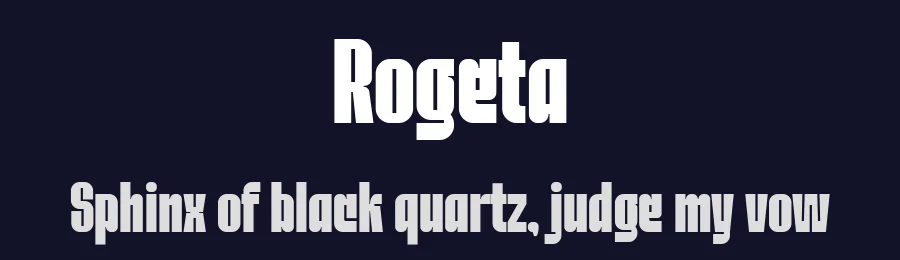 Rogeta by Blankids — Sans Serif Font — thumbnail 2
