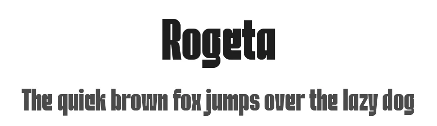 Rogeta by Blankids β Sans Serif Font