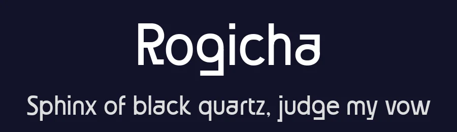 Rogicha by Wildan Type — Sans Serif Font — thumbnail 2
