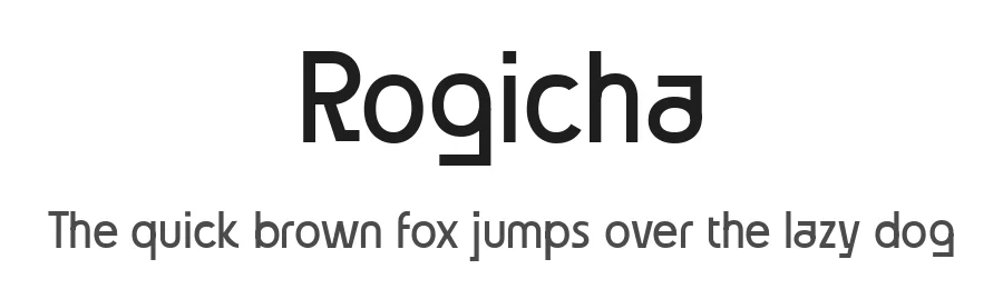 Rogicha by Wildan Type — Sans Serif Font