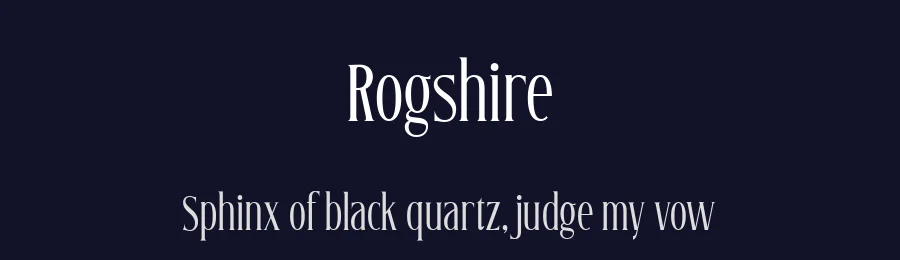 Rogshire by Letterhend Studio — Serif Font — thumbnail 2