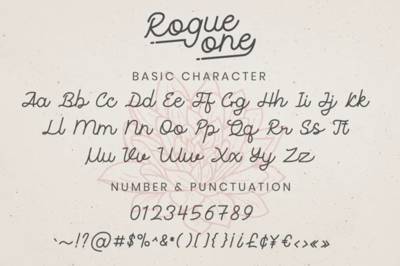 Rogue One Font by attypestudio — Script Handwritten Font — thumbnail 5