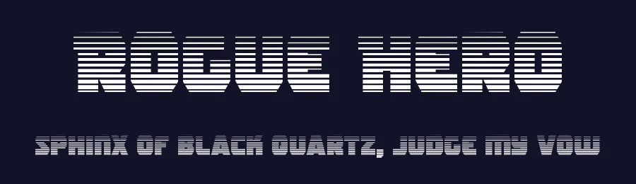 Rogue Hero by Iconian Fonts — Display Font — thumbnail 2