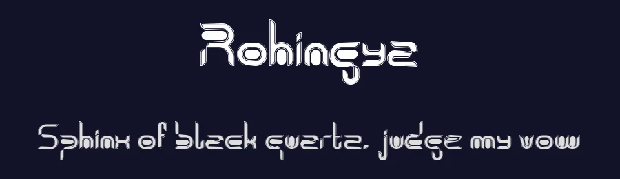 Rohingya by Mohammad Arafin — Decorative Font — thumbnail 2