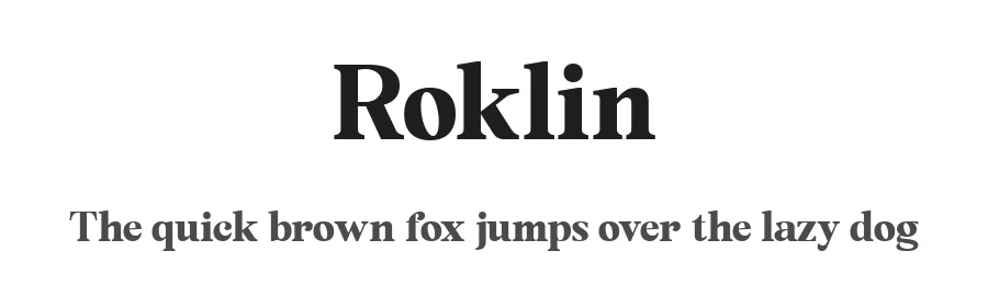 Roklin by Sign Studio — Decorative Font