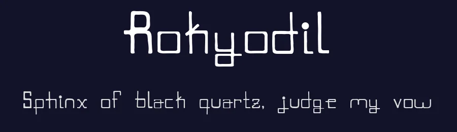 Rokyodil by Odile Morales — Script Handwritten Font — thumbnail 2
