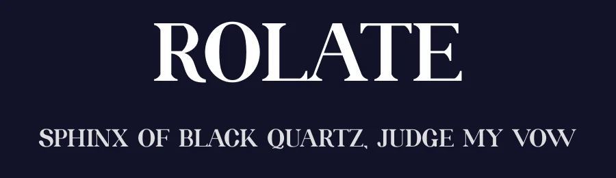 Rolate by Alfin Ridhowi — Serif Font — thumbnail 2