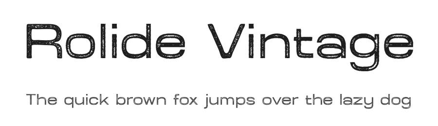 Rolide Vintage by Craft Supply Co. β Decorative Font