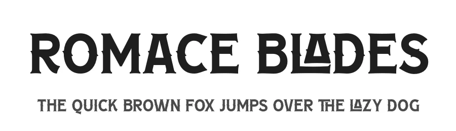 Romace Blades by Storytype Studio — Decorative Font