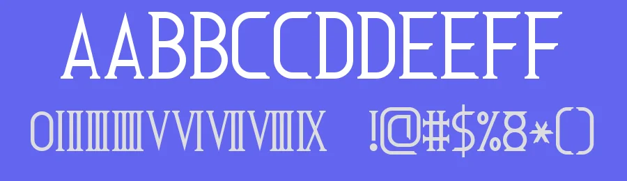 Roman Font 7 by Style-7 — Decorative Font — thumbnail 3