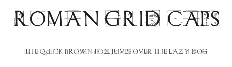 Roman Grid Caps