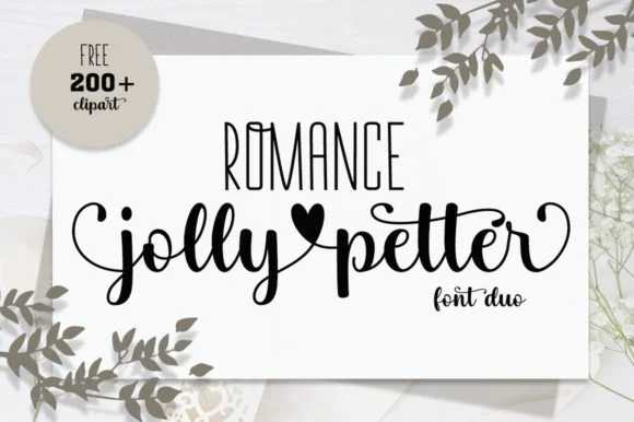 Romance Jollypetter Font by Fillo Graphic — Script Handwritten Font