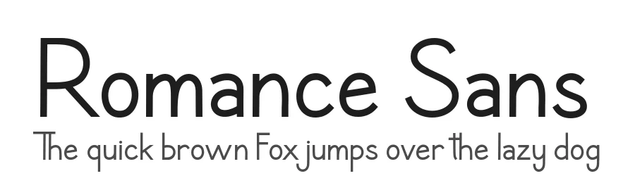 Romance Sans by AEN Creative Studio — Sans Serif Font