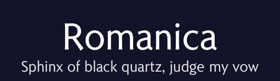 Romanica by K-Type — Decorative Font — thumbnail 2