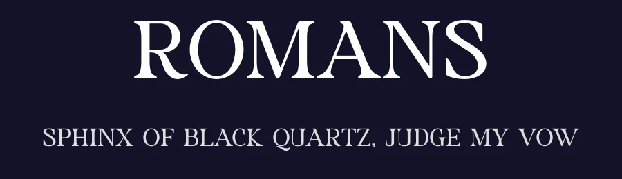 Romans by Muflieart — Serif Font — thumbnail 2